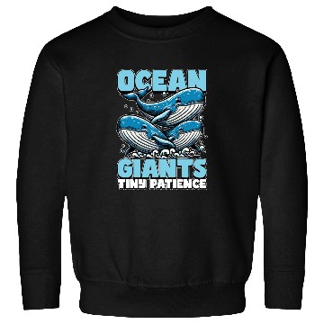 Discover Whale Watching Ocean Giants Tiny Marine Animal Sweatshirts