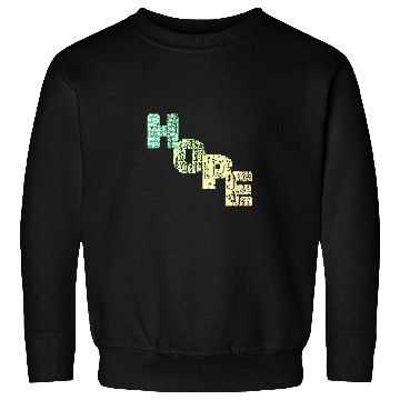 Discover Colorful Modern HOPE Typography Sweatshirts