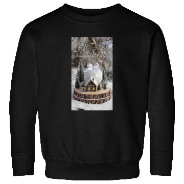 Discover Winter Wonderland: A Miniature Holiday Escape Sweatshirts