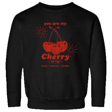 Discover Cherry On Top Sweet Illustrative Design Sweatshirts