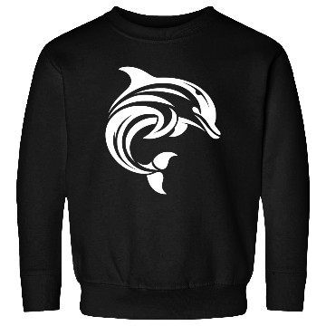 Discover Dolphin T Tattoo In Sweeping Shape Sweatshirts