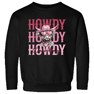 Discover Highland cow - Howdy Cowboy Sweatshirts