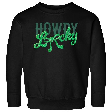 Discover Howdy Lucky Western Cowgirl St Patricks Design Sweatshirts
