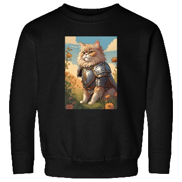Discover Cat painting red black cat Sweatshirts