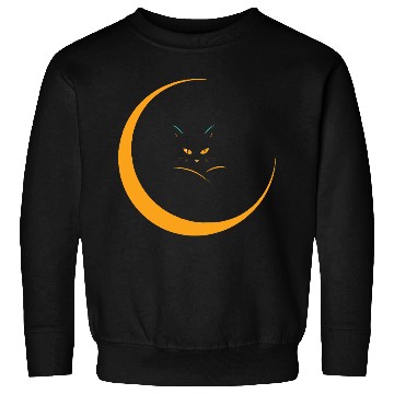 Discover Eclipse Cat – The Mystic Feline Sweatshirts