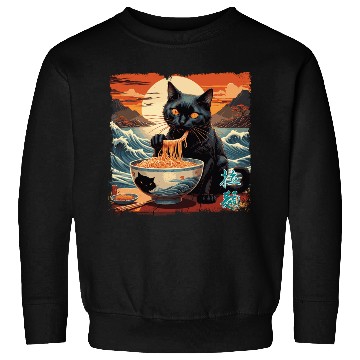 Discover Cat Ramen Sweatshirts