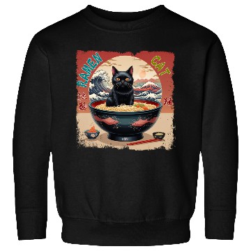 Discover Ramen Cat Sweatshirts