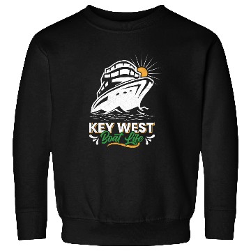 Discover KEY-WEST BOAT LIFE Sailing Florida Keys West Keys Sweatshirts
