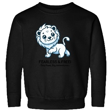 Discover Fearless lion cub Sweatshirts