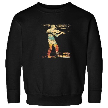 Discover Violin Comic Style Sweatshirts