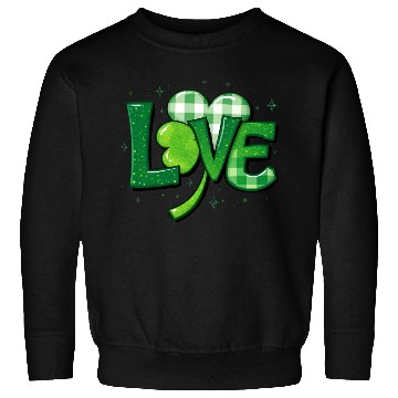 Discover St. Patrick's Day Clover Love Charm Sweatshirts