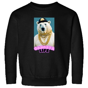 Discover Gangsta Life Polar Bear 2 Sweatshirts