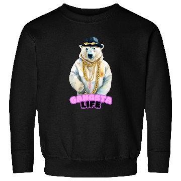 Discover Gangsta Life Polar Bear Sweatshirts