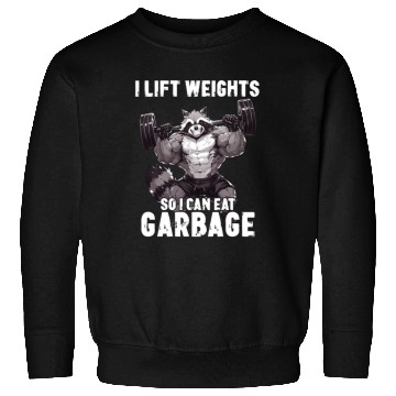 Discover Raccoon Gym Workout Weightlifting Gift Sweatshirts