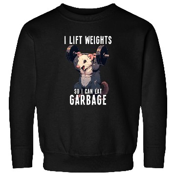 Discover Opossum Gym Weightlifting Workout Gift Sweatshirts