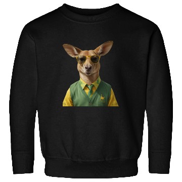 Discover Green and Gold Kangaroo 6 Sweatshirts