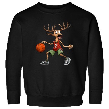 Discover Basketball player deer Sweatshirts