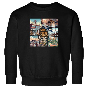 Discover USA CITY - SAN FRANCISCO - TRAVEL - 1 Sweatshirts