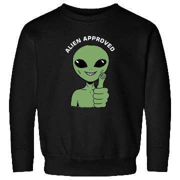 Discover Alien Approved Retro Sci-Fi Sweatshirts