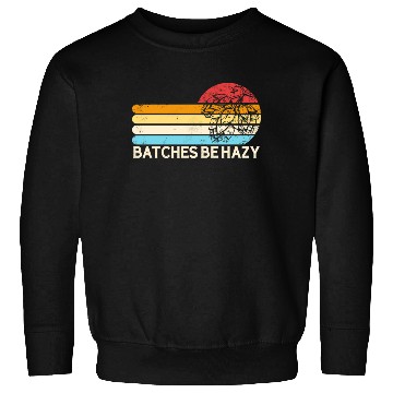 Discover Batches Be Hazy Hops Retro Sunset IPA Brewing Beer Sweatshirts