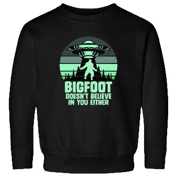 Discover UFO-Bigfoot Yeti Sasquatch Sweatshirts