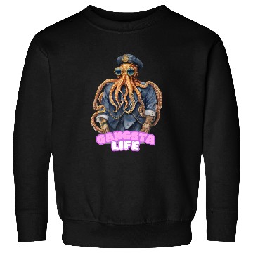 Discover Gangsta Life Octopus Sweatshirts
