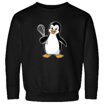 Discover Whisk-Wielding Penguin Chef Delight Sweatshirts