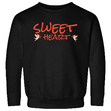 Discover Whimsical Cupid Heart Illustration Sweatshirts