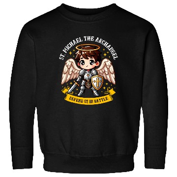 Discover Saint Michael the Archangel Catholic Pray for kids Sweatshirts