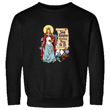 Discover St. Dymphna Purity Lily Patron Saint Mental Health Sweatshirts