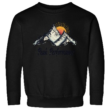 Discover Peak Performance Mountain Sunrise Sweatshirts
