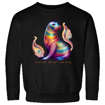 Discover Pisces Spirit Animal Seal Alebrije Female Sweatshirts