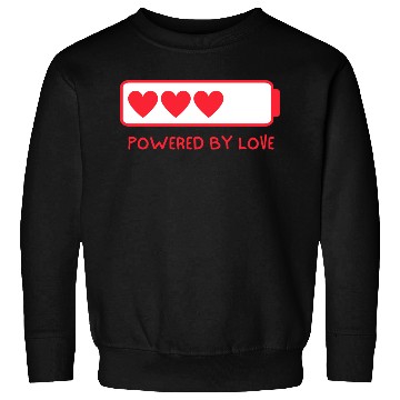 Discover Copy of Powered by love Sweatshirts