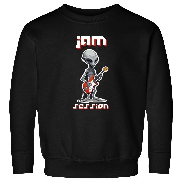 Discover ET Playing a Guitar Sweatshirts