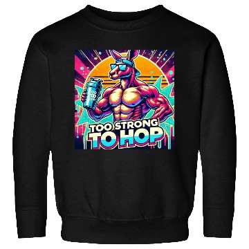 Discover Retro Muscle Kangaroo Sweatshirts