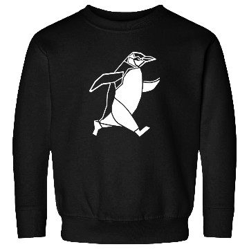 Discover Running Jogging Penguin Geometry Art Sweatshirts