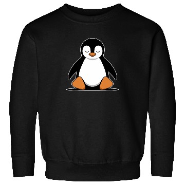 Discover Chill Vibes Penguin Meditating Calmly Sweatshirts