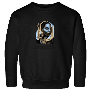 Discover Melanin Poppin Knowledge Droppin 1 Sweatshirts