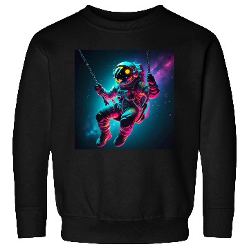 Discover Swinging in space sh Sweatshirts
