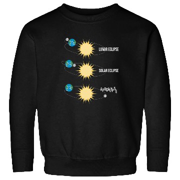 Discover Lunar Eclipse Solar Eclipse Apocalypse Sweatshirts