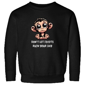 Discover Sad monkey emotional loyal chimpanzee Sweatshirts