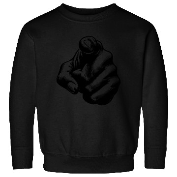 Discover Hand Position Iconic Index Finger Sweatshirts