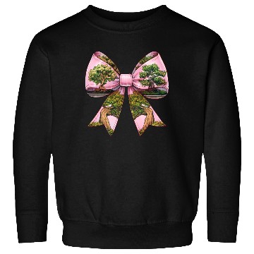 Discover Coquette Bow Bonsai Japanese Zen Mothers Day Sweatshirts