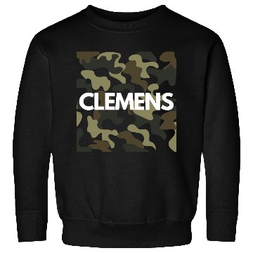 Discover Clemens Name Sweatshirts Men Good Quality Camouflage
