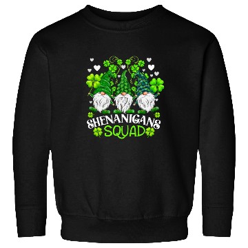 Discover Shenanigans Squad St Patricks Day Gnomes Irish Sweatshirts
