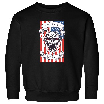Discover US Army Veteran Skull Sweatshirts