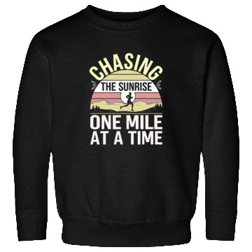 Discover Sunrise Runner Early Morning Fitness Dawn Running Sweatshirts