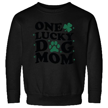 Discover One Lucky Dog Mom Sweatshirts