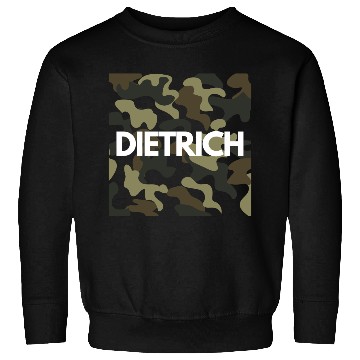 Discover Dietrich Name Sweatshirts Men Good Quality Camouflage
