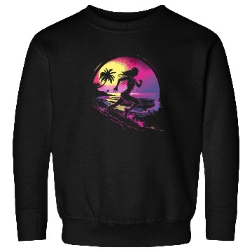 Discover Female Runner Synthwave Sweatshirts